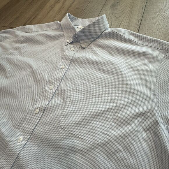 Roundtree & Yorke Gold Label Shirt Mens 19 36/37 Advanced Generational Non Iron - Picture 2 of 7